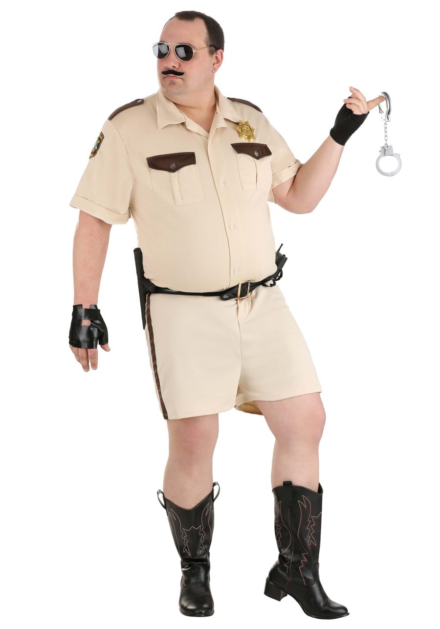 Plus Size Reno 911 Deluxe Adult Lt. Dangle Costume