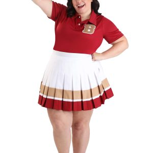 Plus Size Saved By the Bell Cheerleader Costume for Women