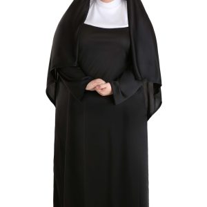 Plus Size Traditional Nun Costume for Women