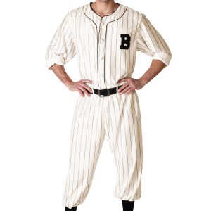 Plus Size Vintage Baseball Player Costume for Men