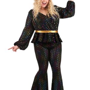 Plus Size Women's Disco Queen Costume