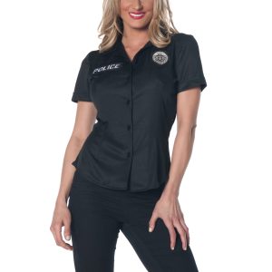 Plus Size Women's Police Shirt