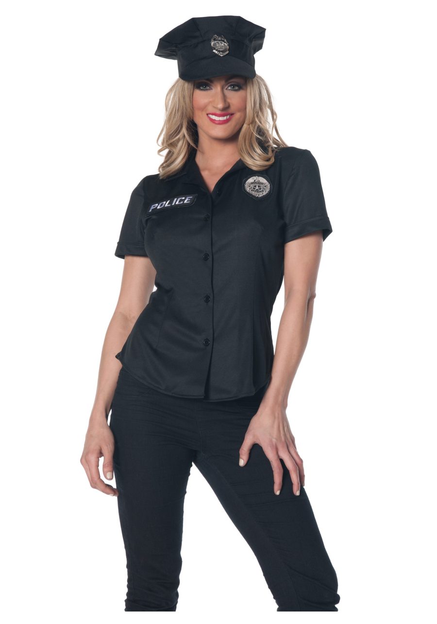 Plus Size Women's Police Shirt