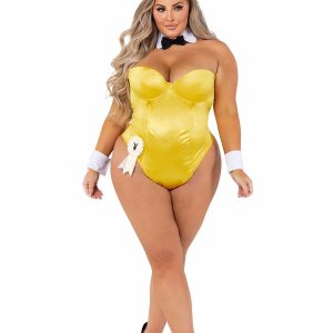 Plus Size Women's Yellow Bunny Costume