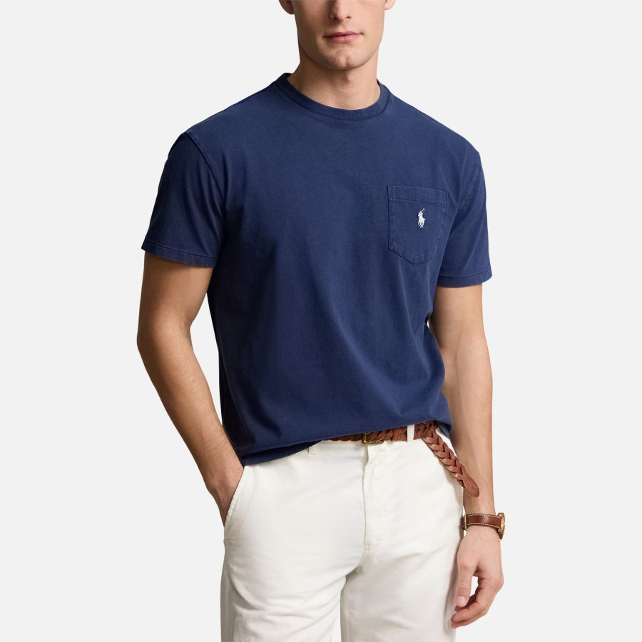 Polo Ralph Lauren Cotton-Blend Jersey Pocket T-Shirt - S