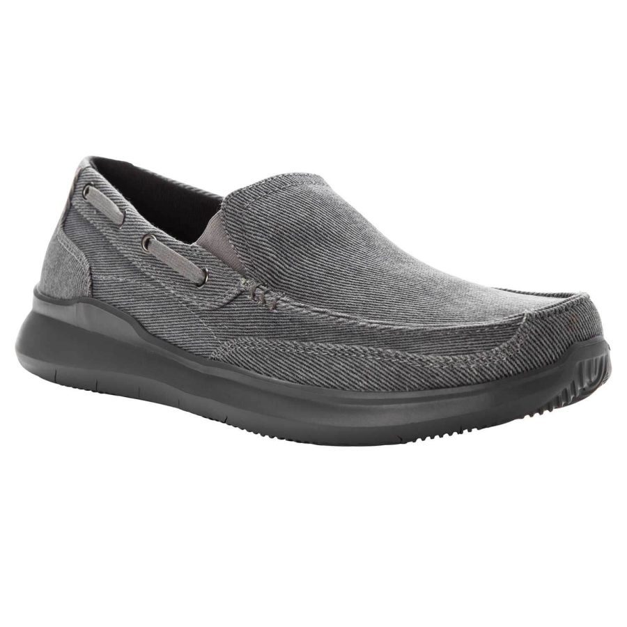 Propet Viasol MCX044C Men's Casual Slip-on Shoe - Comfort Orthopedic Diabetic Shoe - Extra Depth for Orthotics - Extra Wide