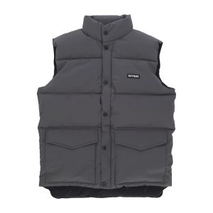 Puff Vest Men's Sleeveless Down Jacket Dark Grey