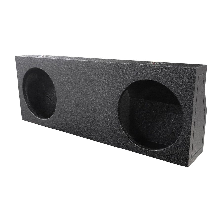 QPOWER QBTUNDRA122022CREW QBOMB 22-23 Toyota Tundra Crew Max Dual 12 INCH Sealed Empty Woofer Enclosure