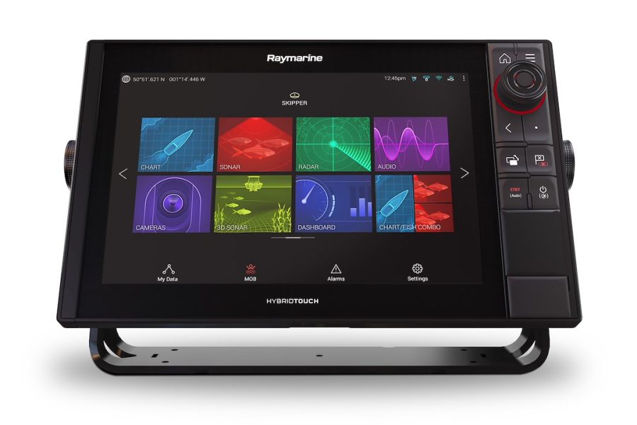 RAYMARINE E70482-00-NAG AXIOM PRO 12 S NAVIONICS+N.AMERICA, Navionics+ USA And Coastal Canada Charts; 12 Inch Display; WXGA 1280 x 800 Pixels Resolution; Multi Touchscreen Interface; IPX6/ IPX7 Waterproof