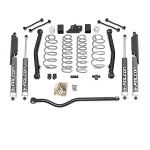 READYLIFT 69-6836 Terrain Flex 2-Arm Kit with Falcon 2.1 Shocks. 3.5FT Rubicon, 4.5FT Sahara/Sport (silver spring plus front track bar)