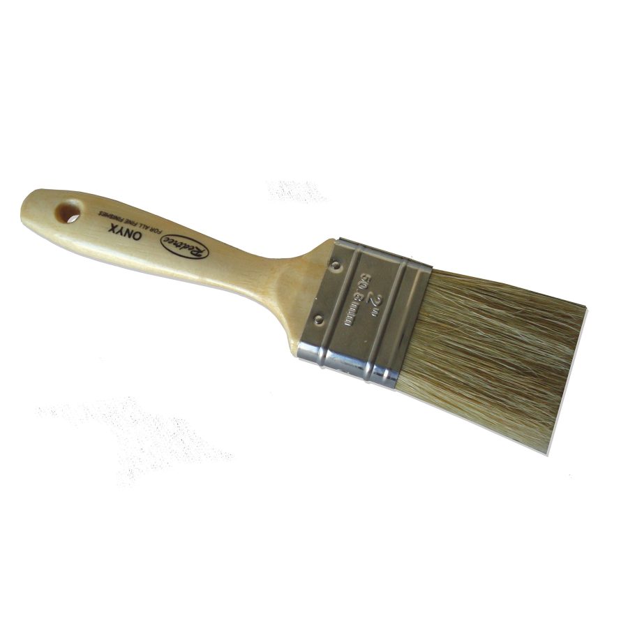 REDTREE 12013 Onyx Fine Finish Natural Bristle Paint Brush - 1 INCH