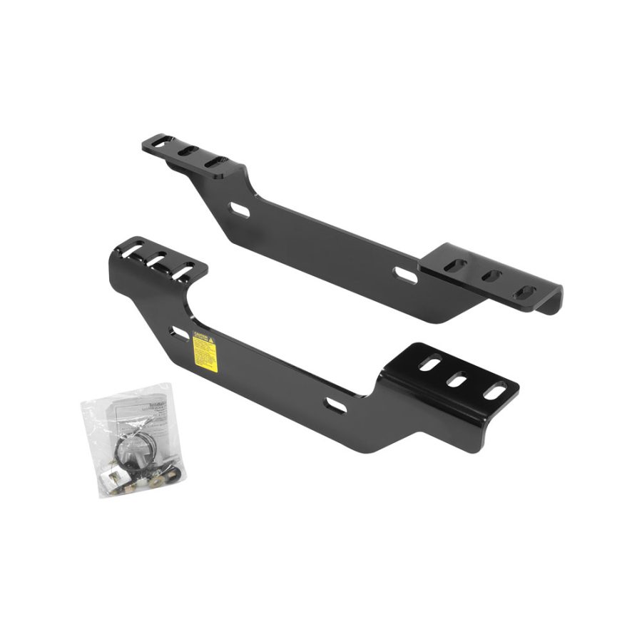 REESE 50066 5TH WH CUS BRACK 2011, 2 Brackets; Bolt-On; No Drill; Includes Hardware/ Without Rails