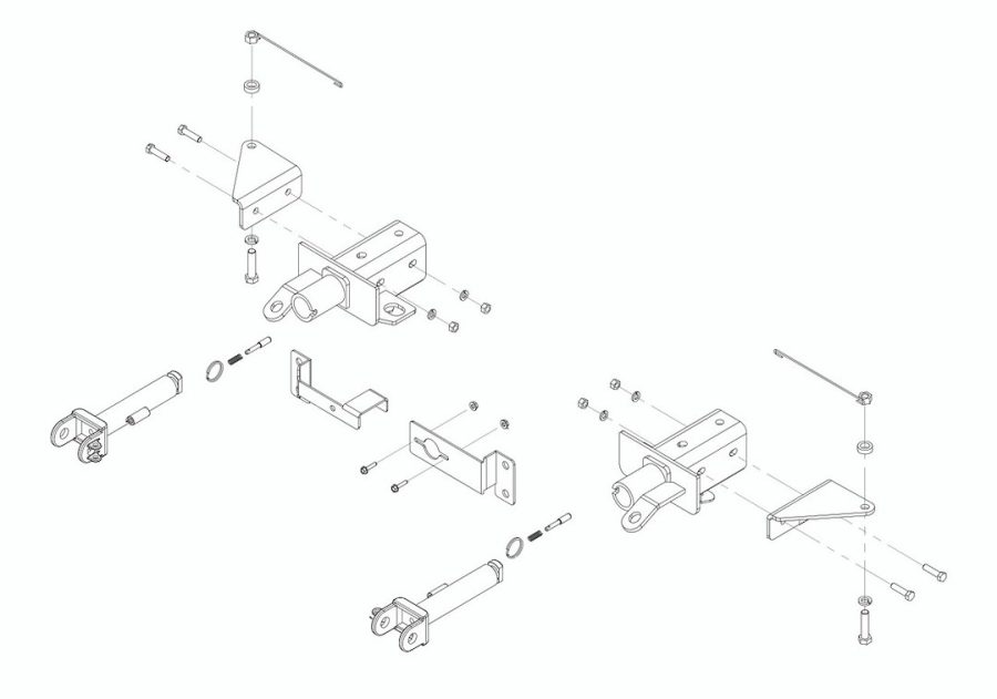 ROADMASTER 524471-5 BASEPLATE 2022 BRONCO, Removable Tabs; With Safety Cable Hooks; With Brackets/ Base Plates/ Quick Disconnects And Mounting Hardware