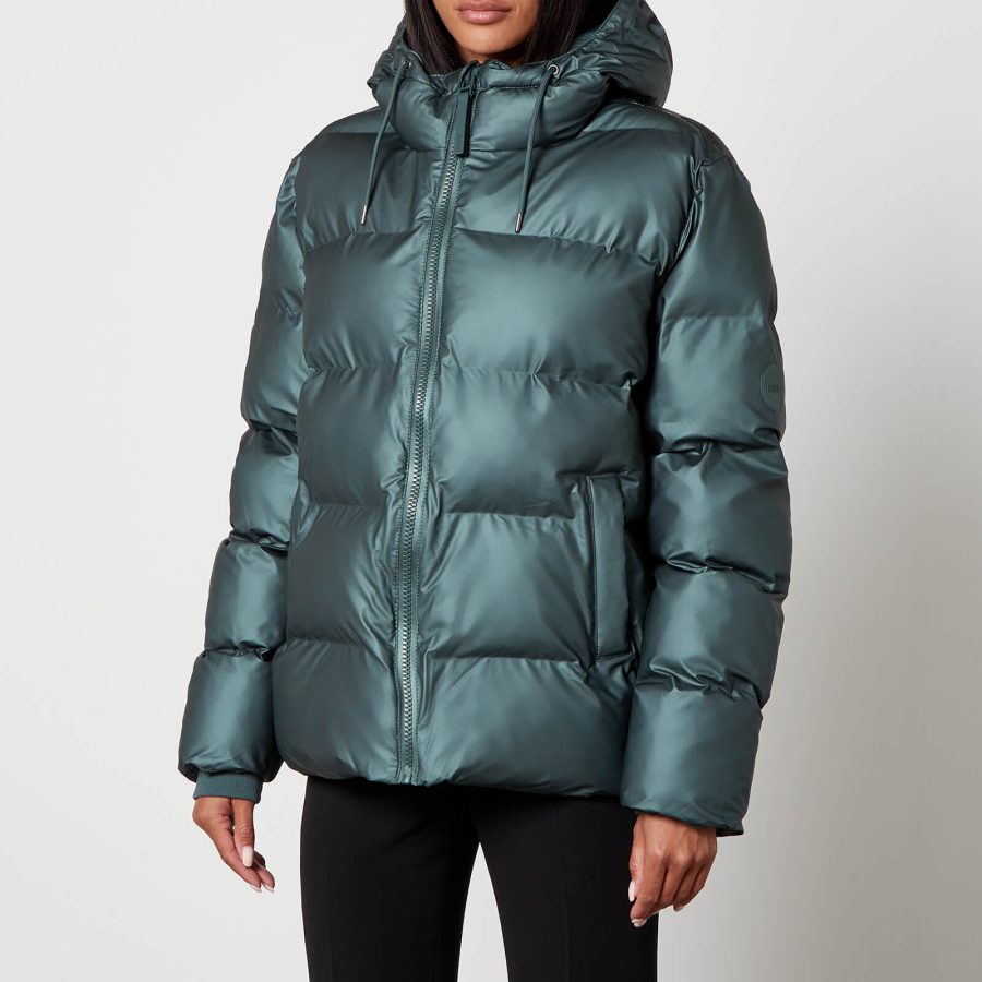 Rains Nylon Puffer Jacket - L