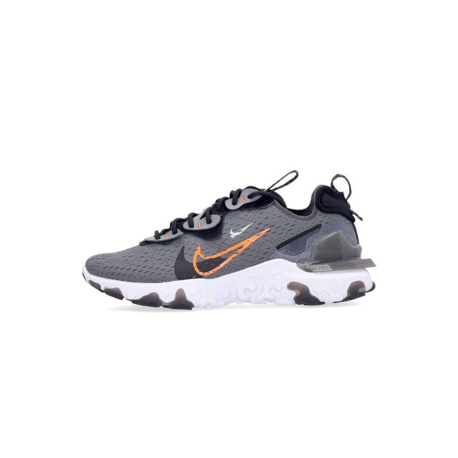 React Vision Men's Low Shoe Smoke Grey/black/bright Mandarin