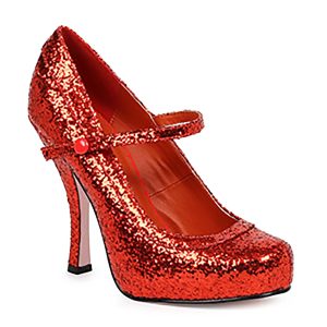 Red Glitter Women's Heels