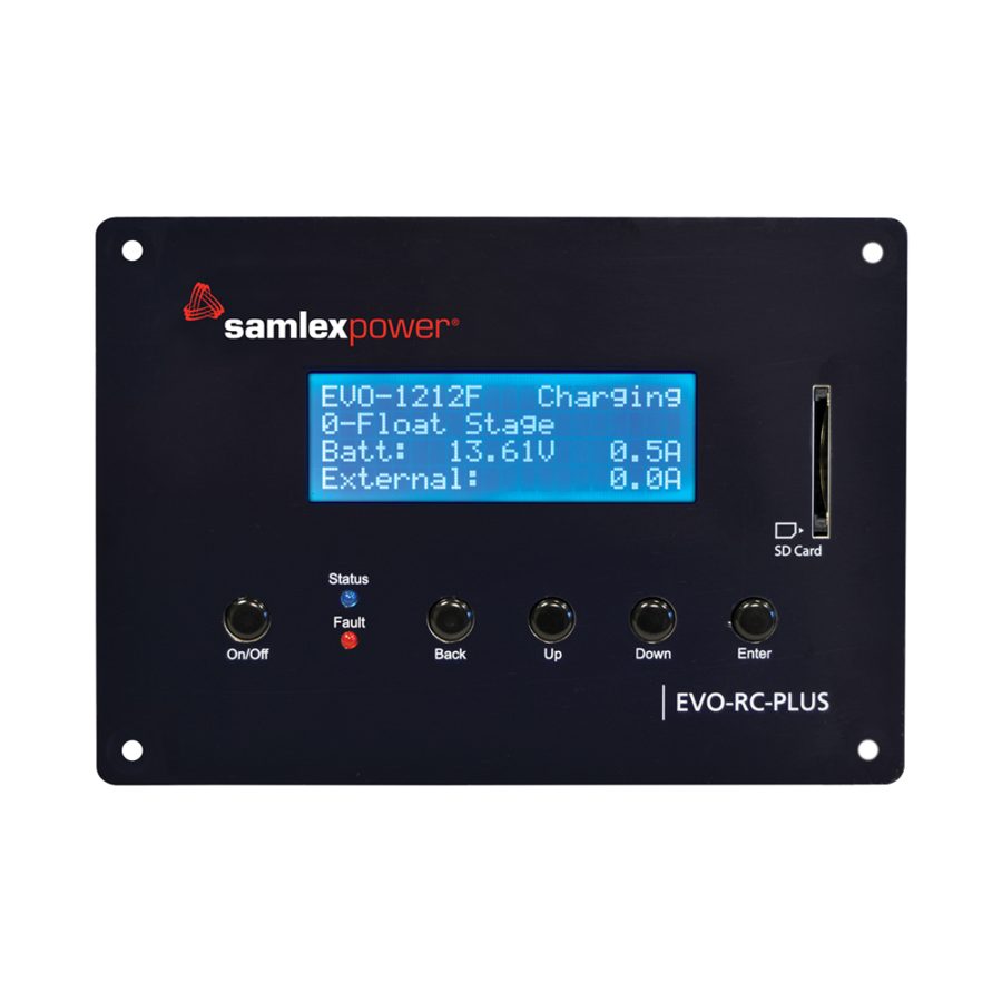 SAMLEX EVO-RC-PLUS PROGRAMMABLE REMOTE CONTROL F/EVOLUTION F SERIES INVERTER/CHARGER - OPTIONAL