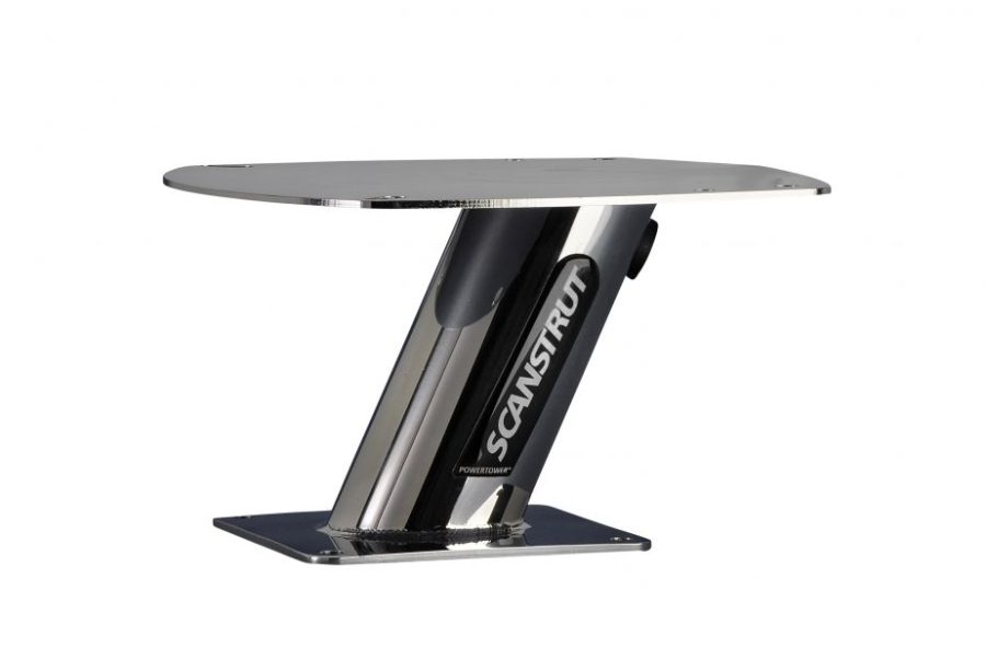 SCANSTRUT SPT1001 6&QUOT; POWERTOWER POLISHED STAINLESS STEEL F/RAYMARINE 2KW & 4KW DOMES