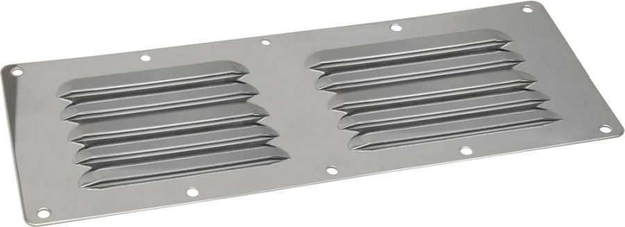 SEA-DOG 331400-1 STAINLESS STEEL LOUVERED VENT - 9-1/8 INCH X 4-5/8 INCH