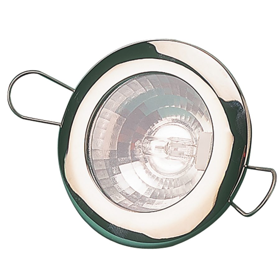 SEA-DOG 404330-3 LED OVERHEAD LIGHT 2-7/16 INCH - BRUSHED FINISH - 60 LUMENS - CLEAR LENS - STAMPED 304 STAINLESS STEEL