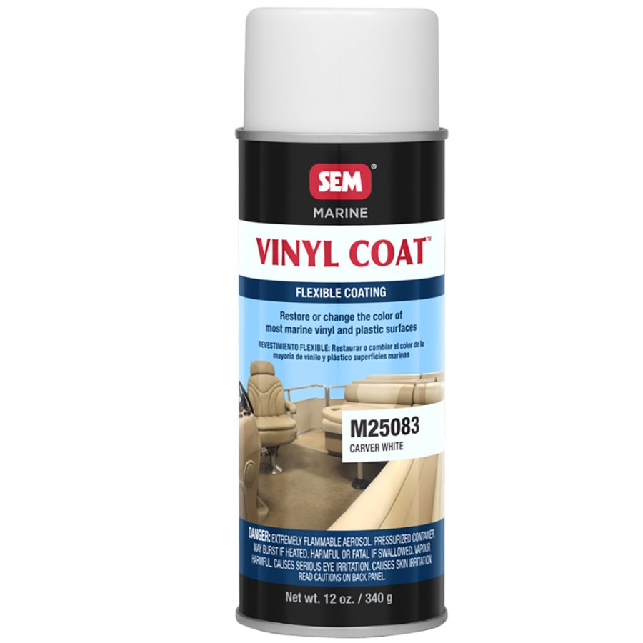 SEM M25083 VINYL COAT- CARVER WHITE - 12OZ