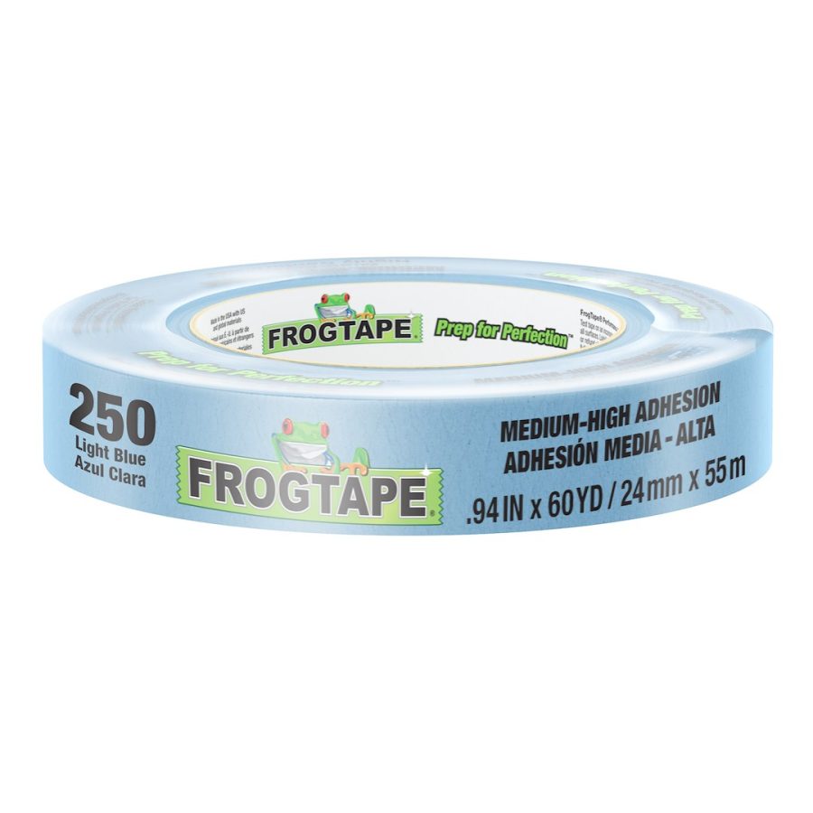 SHURTAPE 105378 CP 250 LBL-24MM X 55M-48 RLS, Performance Grade; Used For Multiple Surfaces And Substrates Including Metal/ Rubber/ Plastic/ Fiberglass And Wet Sanding Applications; 0.94 Inch Width x 60 Yard Length; Blue