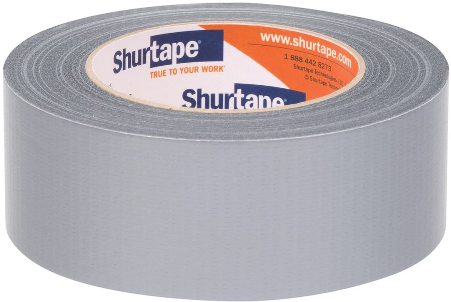 SHURTAPE 120954 PC 006 SIL-48MM X 55M-24 RLS, Economy Grade; Used For Packaging/ Bundling/ Sealing/ Repairing/ Holding And Waterproofing Applications; 1.88 Inch Width X 60 Yards Length; Silver; Rubber Adhesive With Polyethylene Film Backing; Single