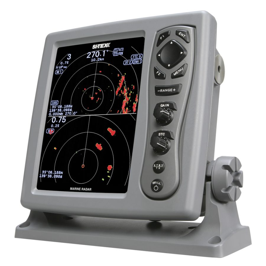 SI-TEX T-941A 8.5 INCH COLOR LCD RADAR W/4KW OUTPUT - 1/16-36NM RANGE - 25 INCH RADOME