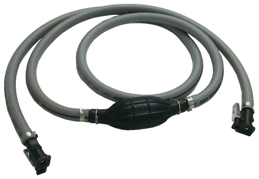 SIERRA 18-8017S-1 FUEL LINE ASSEMBLY-YAMAHA-NON EPA, Marine; For Use With Yamaha Outboard Engines; 8 Foot Length; 3/8 Inch Inside Diameter; With Non-EPA Primer Bulb And Fuel Connector