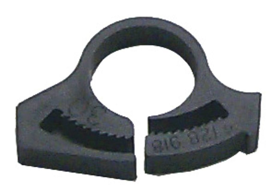 SIERRA 18-8202-9 SNAPPER CLAMP (PRICED PER PKG OF 10, 0.475 Inch To 0.536 Clamping Range; Snapper Style; Plastic; Set Of 2; Fits Volvo Penta/ OMC Stern Drive/ Johnson/ Evinrude Outboard Engines