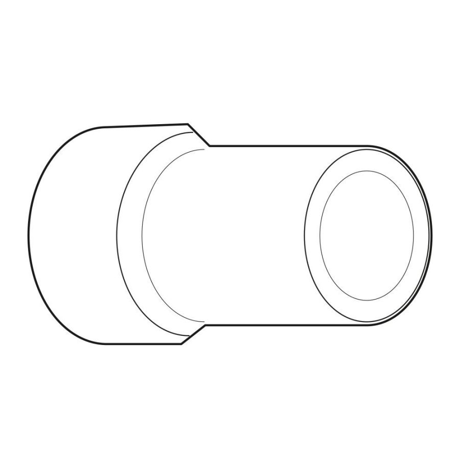 SIERRA 385341513 KIT 1-1/2 IN CUSTOM HOSE ADPT, For Use With 1-1/2 Inch PVC Fittings With Socket Connection; Custom Fit; White; PVC; Single