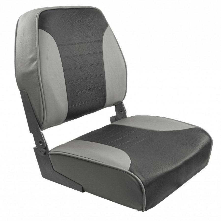 SPRINGFIELD 1040653 ECONOMY MULTI-COLOR FOLDING SEAT - GREY/CHARCOAL