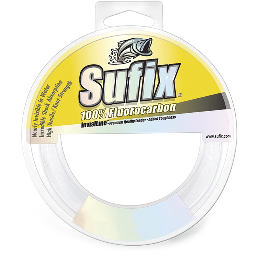 SUFIX 682-050 100% FLUOROCARBON INVISILINELEADER - 50LB - 110YDS