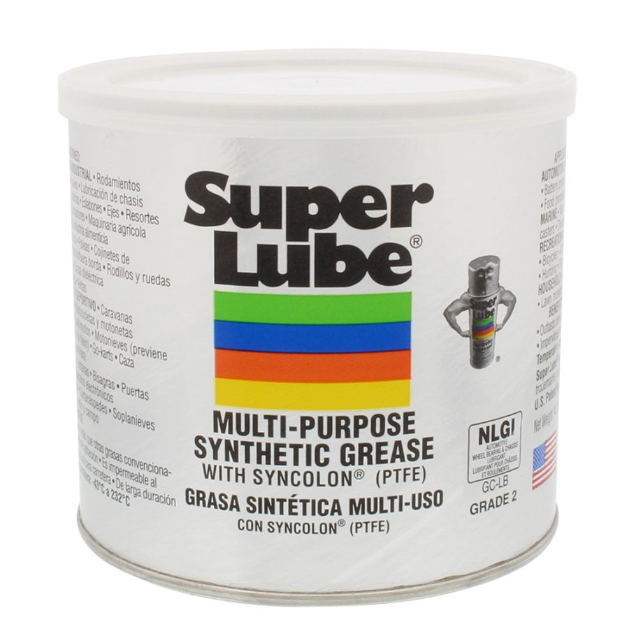 SUPER LUBE 41160 MULTI-PURPOSE SYNTHETIC GREASE W/SYNCOLON(PTFE) - 14.1OZ CANISTER