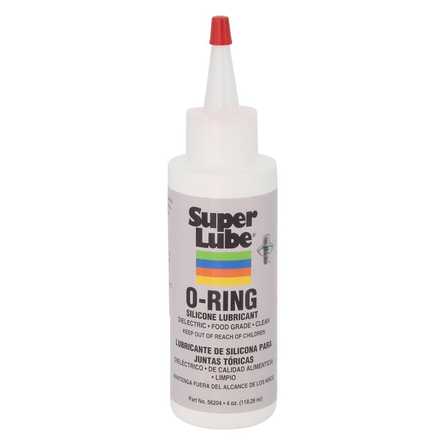 SUPER LUBE 56204 O-RING SILICONE LUBRICANT - 4OZ BOTTLE