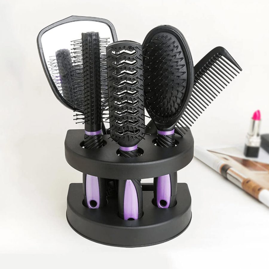 Salon Styling Hair Brush Mirror Holder