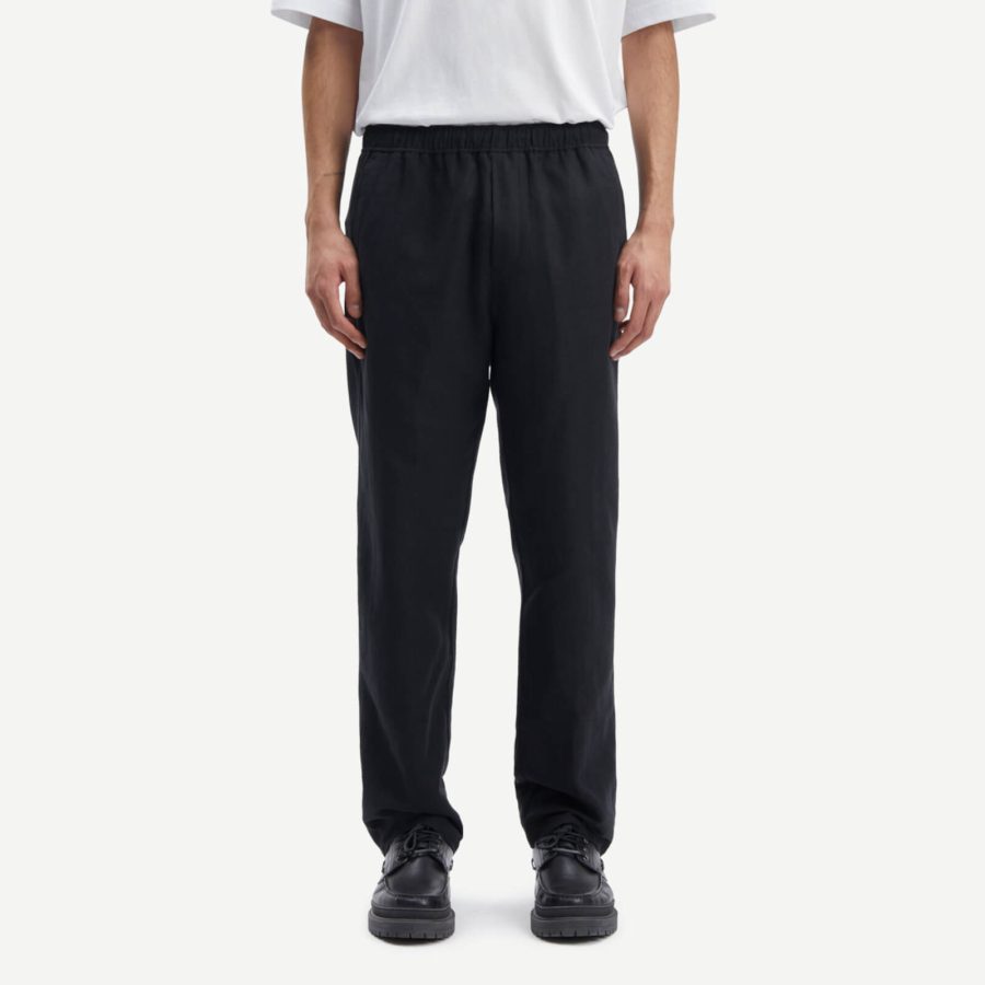 Samsøe Samsøe Jabari Linen-Blend Trousers - L