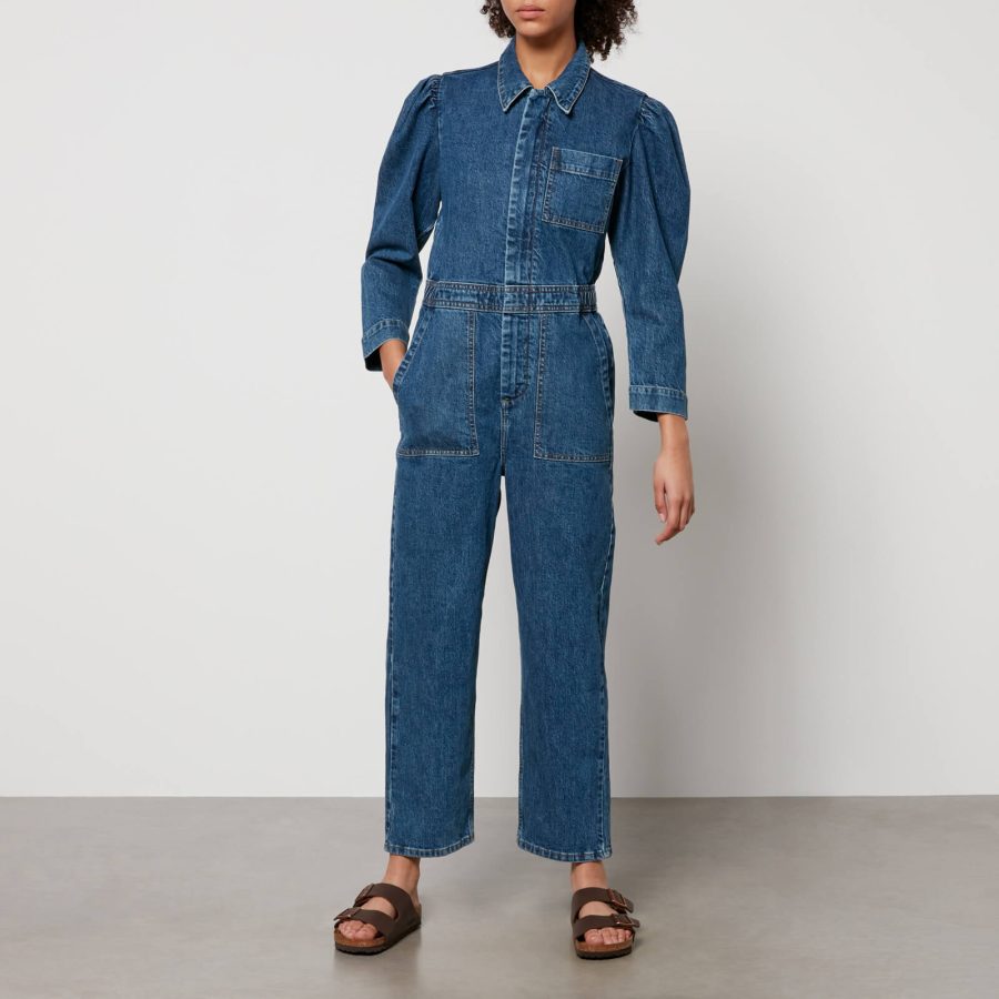 Seventy + Mochi Lorna Denim Jumpsuit - UK 12