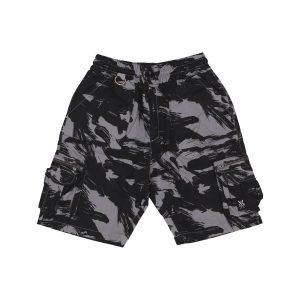 Short Men's Cargo Shorts Black/camo