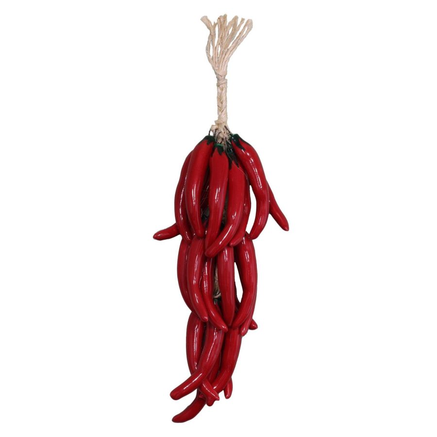 Small Ceramic Ristra: Red Miracielo Chiles