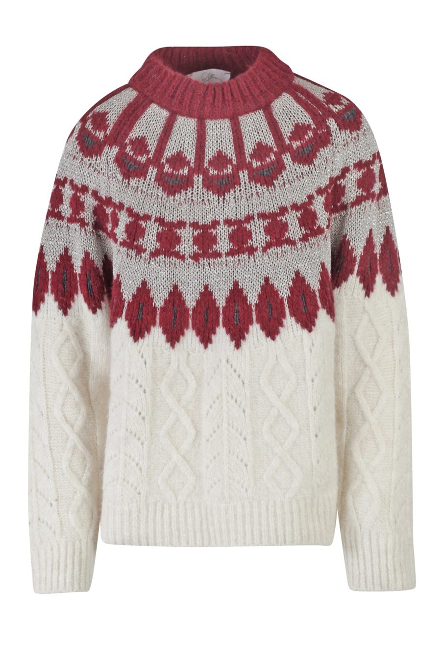 So Allure - Sweater - 441079 - Cream/Bordeaux