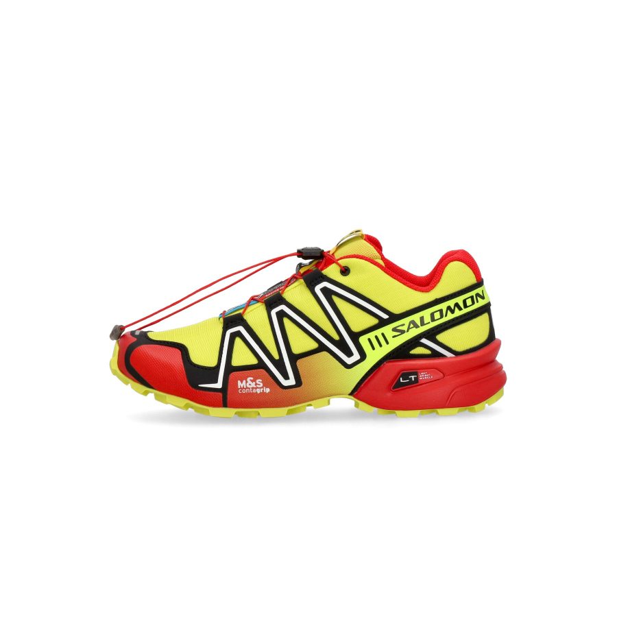 Speedcross 3 Sulfur Spring/high Risk Red/black men's outdoor shoe