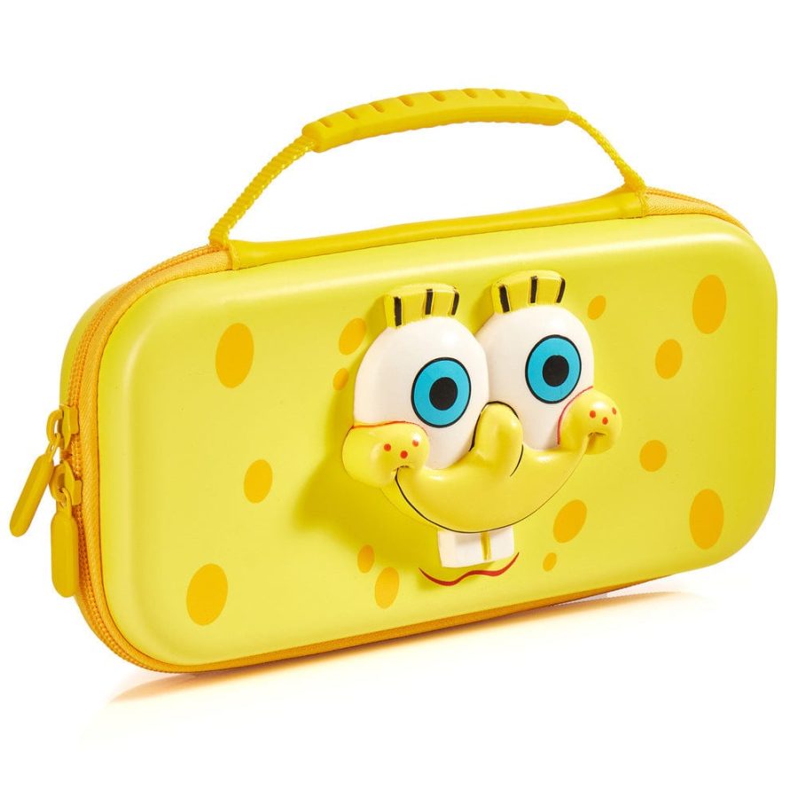 Spongebob Face Nintendo Switch Case by Numskull - Squishable, Protective, and Compact