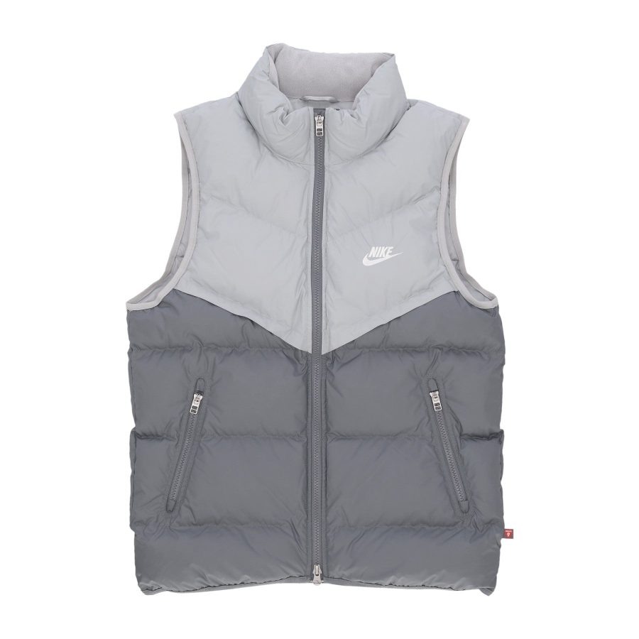 Storm Fit Men's Sleeveless Down Jacket Windrunner Vest Lt Smoke Grey/smoke Grey/sail