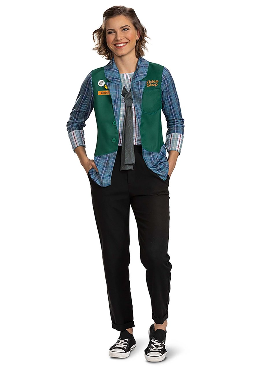 Stranger Things Adult Deluxe Video Stop Robin S4 Costume