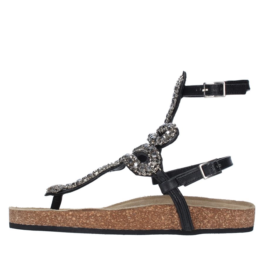 Strategia Sandals Black