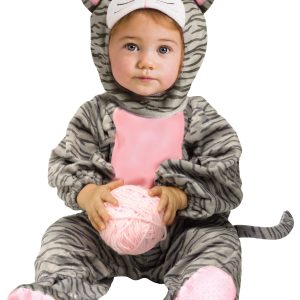 Striped Gray Kitten Toddler Costume