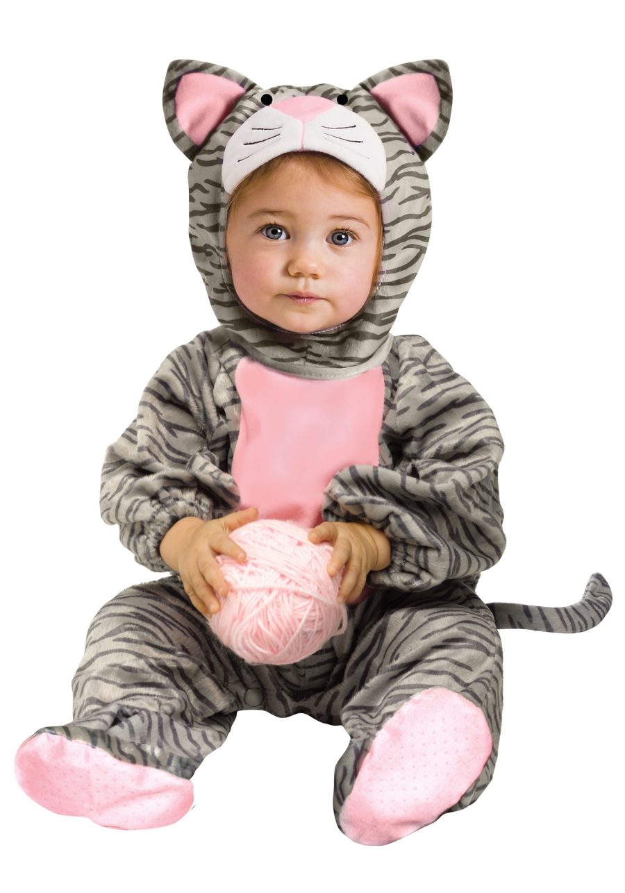 Striped Gray Kitten Toddler Costume