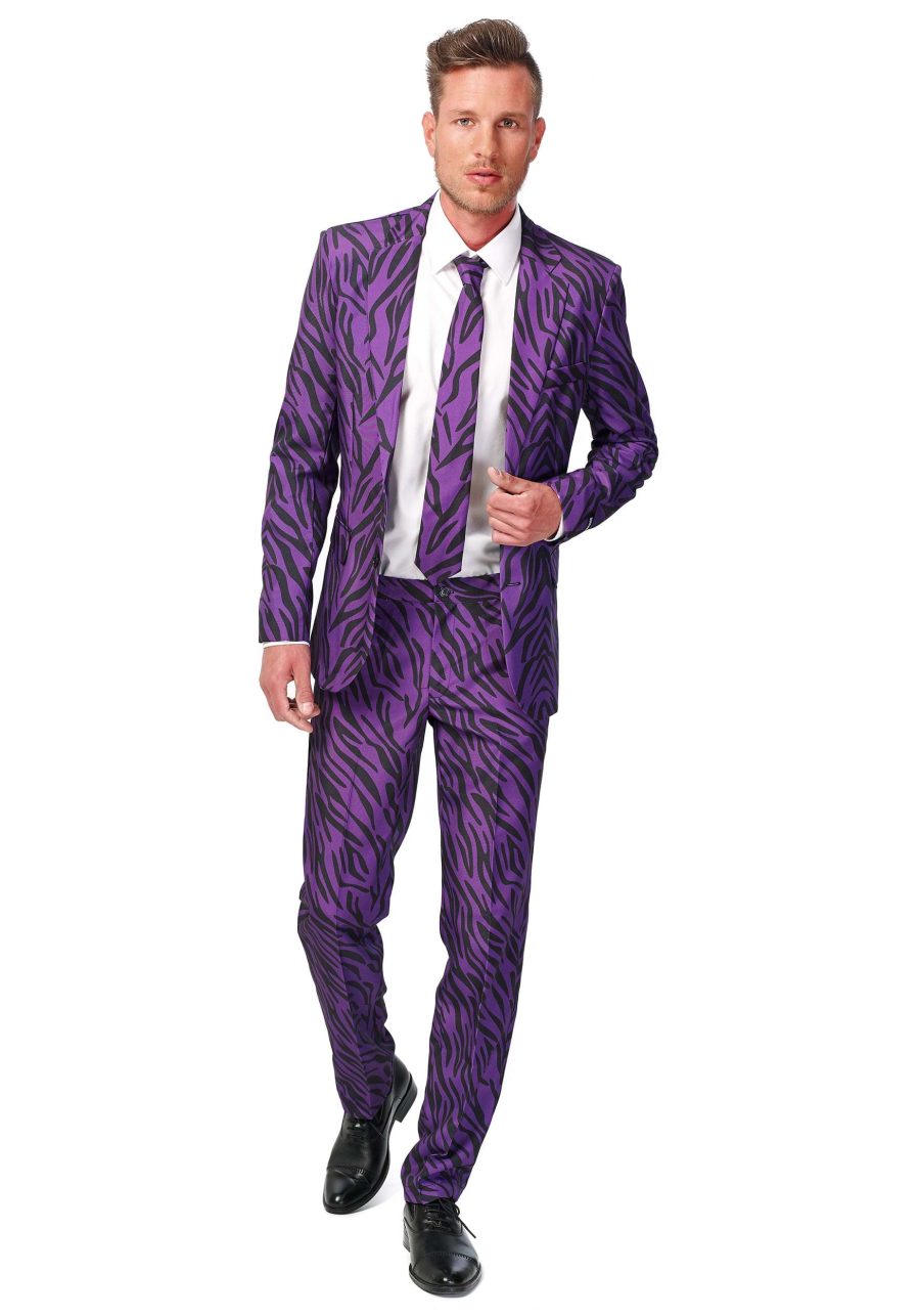 SuitMeister Basic Pimp Tiger Suit Costume for Men