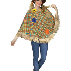 Sweet Scarecrow Adult Poncho